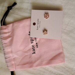 Kate Spade Earrings Pink Flower